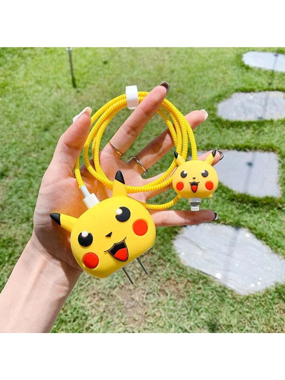 Pikachu Pokemon iPhone Charger Cable Protector P49